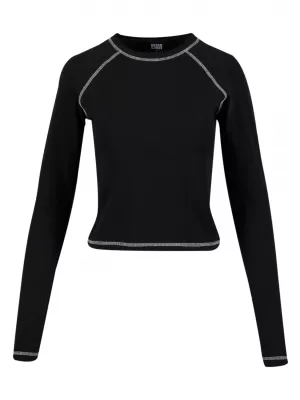 Dámské triko URBAN CLASSICS TB7730 BLACK