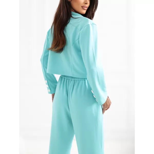  Dámský komplet RUE PARIS IT-KMPL-22255.70 TURQUOISE 
