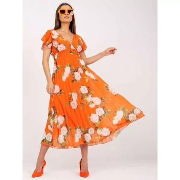  Dámské šaty ITALY MODA DHJ-SK-15722.67P ORANGE 