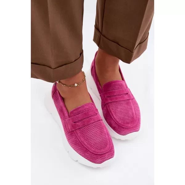  Dámské mokasíny VINCEZA 79626 FUCHSIA 