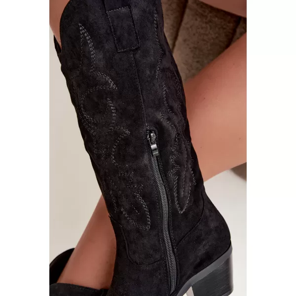  Dámské kozačky BOTO 7689A BLACK 