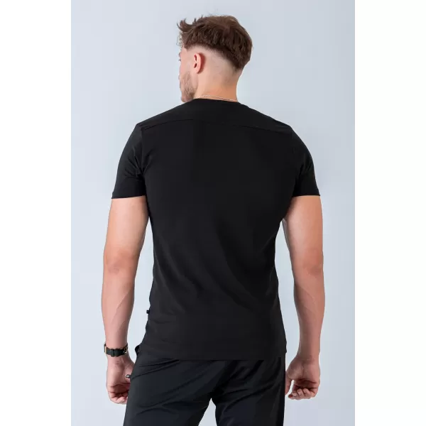  Pánské trička NEBBIA MIKE MUSCLE FIT 158 BLACK 