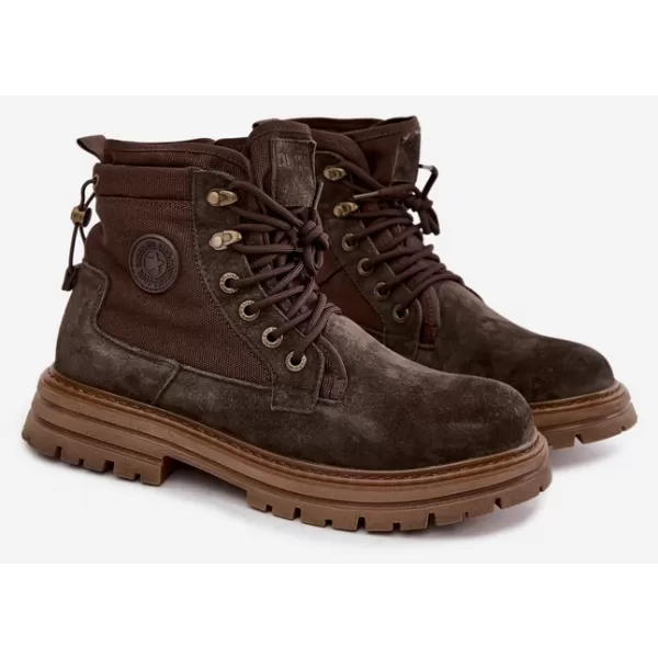  Pánské boty BIG STAR SHOES UU174254 BROWN/BEIGE SHADOWS 
