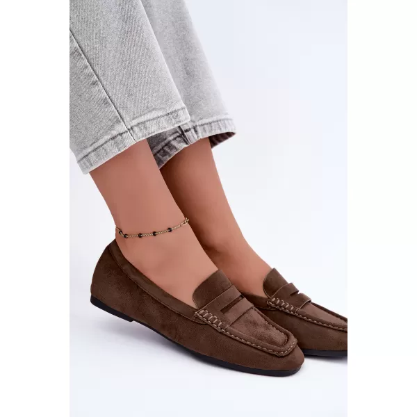  Dámské mokasíny BOTO D-307 DARK BEIGE 