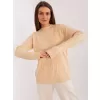 Dámský svetr WOOL FASHION ITALIA AT-SW-2326.37X BEIGE