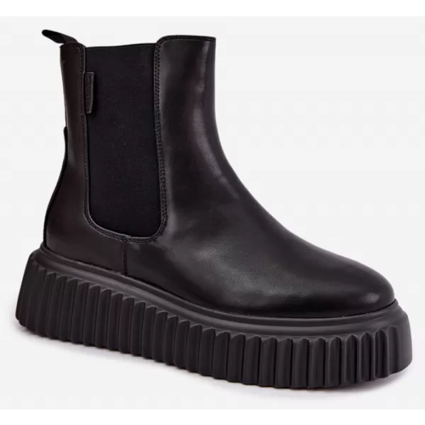  Dámské kotníkové boty BIG STAR SHOES UU274334 BLACK 