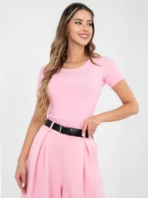 Dámské triko RUE PARIS RV-BZ-A1191.77 BRIGHT PINK