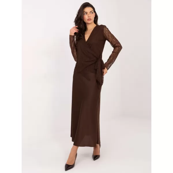  Dámská halenka ITALY MODA MI-BZ-92405.67 BROWN 