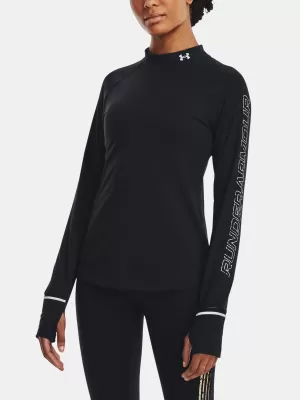 Dámské triko UNDER ARMOUR UA OUTRUN THE COLD LS 1373208-001 ČERNÁ