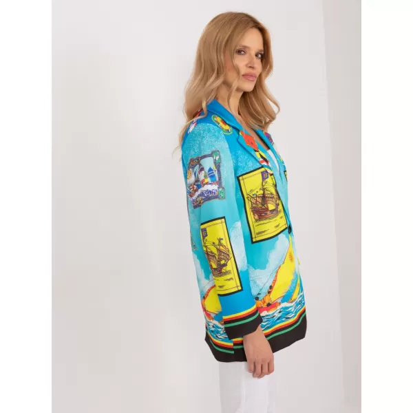  Dámské sako ITALY MODA DHJ-MA-18525-20.11X BLUE 