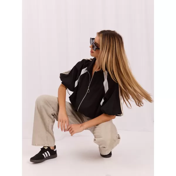  Dámská mikina ITALY MODA MI-BL-K71751.94 BLACK 