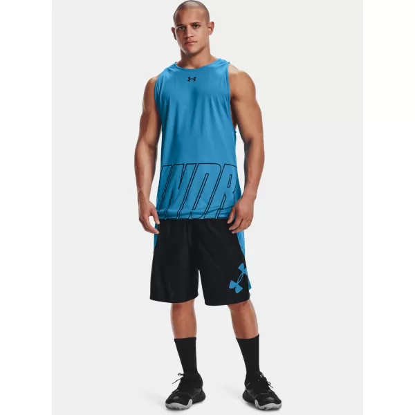  Pánské tílko UNDER ARMOUR UA BASELINE REVERSIBLE TANK 1361899-422 MODRÁ 