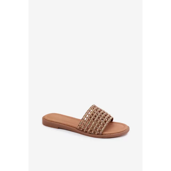  Dámské pantofle BOTO 26SD98-9832 BROWN 