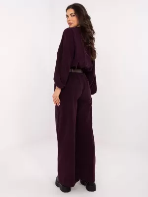Dámské kalhoty ITALY MODA IT-SP-25782.73 DARK PURPLE