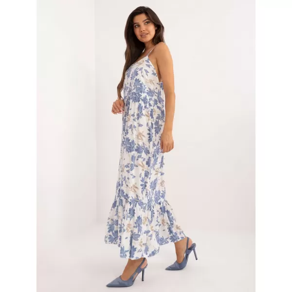  Dámské šaty ITALY MODA DHJ-SK-7772.25 WHITE-BLUE 