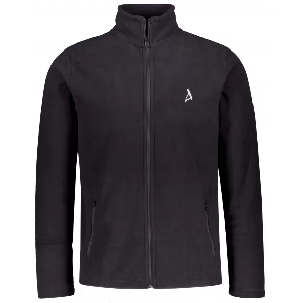  Pánská fleece mikina ALTISPORT ALM002852 ČERNOSTŘÍBRNÁ 