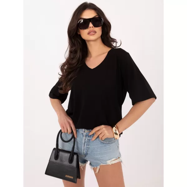  Dámské tričko RUE PARIS RV-BZ-A1268.18 BLACK 