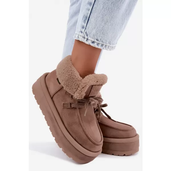  Dámské sněhule BIG STAR SHOES UU274215 BEIGE 