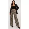 Dámské kalhoty LAKERTA LK-SP-509799.38 BLACK AND BEIGE