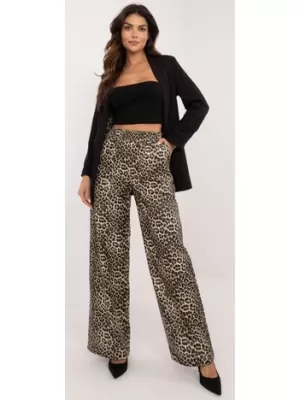 Dámské kalhoty LAKERTA LK-SP-509799.38 BLACK AND BEIGE