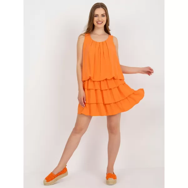  Dámské šaty OCH BELLA TW-SK-BI-8139.44 ORANGE 