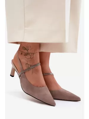 Dámské sandály D&A CR61-3048 BEIGE