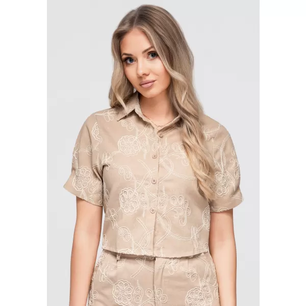  Dámská sukně OMBRE OW-SH-E0060 BEIGE 