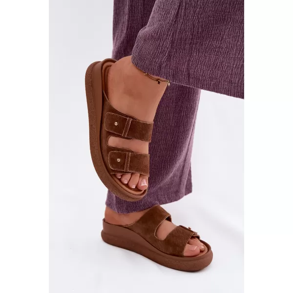  Dámské pantofle VINCEZA 66916 CAMEL 