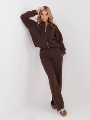 Dámské kalhoty FACTORY PRICE SM-SP-A1561.25 DARK BROWN