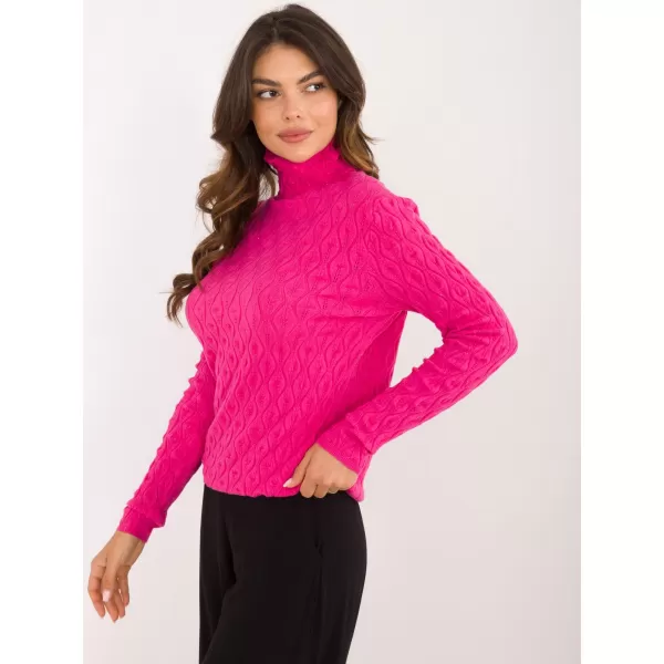  Dámský svetr WOOL FASHION ITALIA AT-SW-2334-2.61 FUCHSIA 