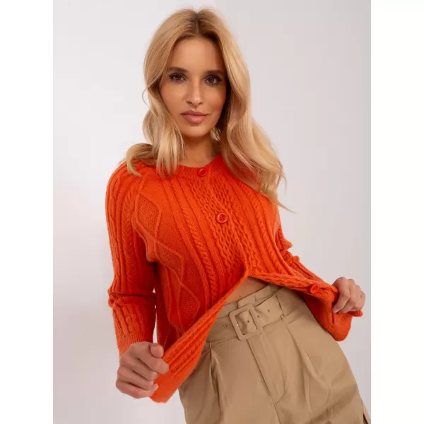  Dámský svetr WOOL FASHION ITALIA AT-SW-2346-2.99P ORANGE 