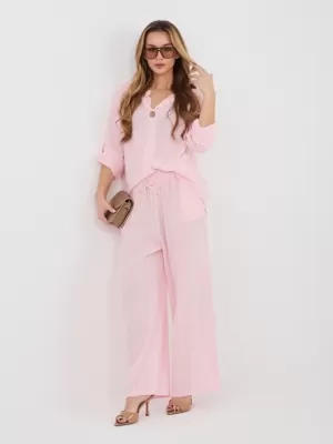 Dámské kalhoty ITALY MODA IT-SP-2873.02 BRIGHT PINK