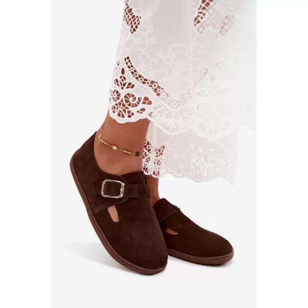  Dámské polobotky BOTO JH578 BROWN 