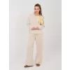 Dámská tepláková souprava RUE PARIS IT-KMPL-22220.69 LIGHT BEIGE