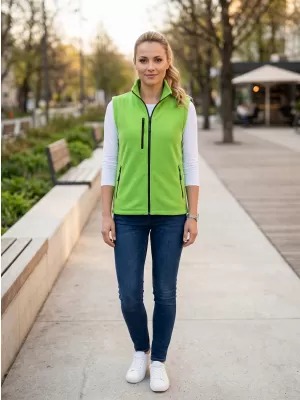 Dámská fleece vesta MALFINI EXIT W-525 APPLE GREEN