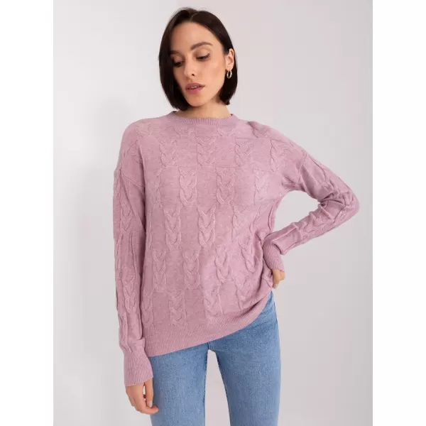  Dámský svetr WOOL FASHION ITALIA AT-SW-2340.80 BRIGHT PURPLE 