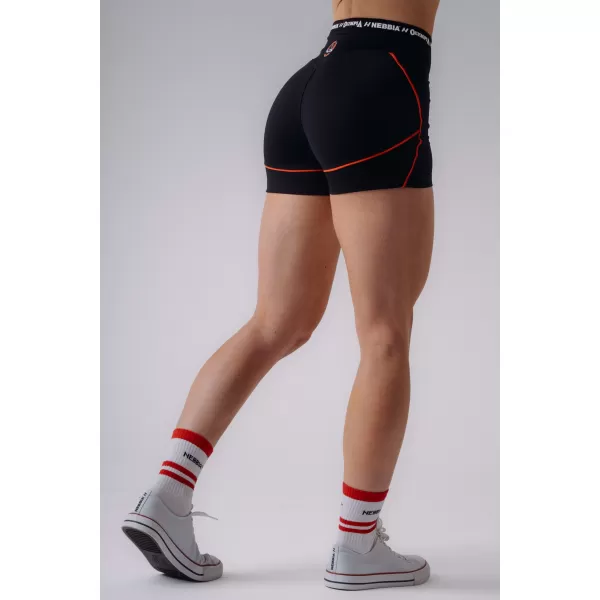  Dámské kraťasy NEBBIA OLYMPIA HIGH-WAIST 937 BLACK 