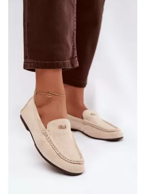 Dámské mokasíny BOTO QQ-273 BEIGE