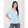 Dámské tričko RUE PARIS RV-TS-A1095.33 LIGHT BLUE