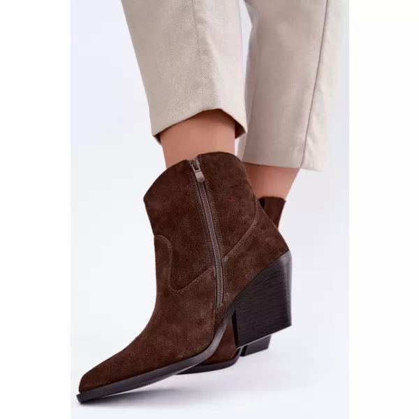  Dámské kovbojky BOTO 5078 BROWN 
