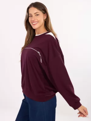 Dámská mikina RELEVANCE RV-BL-A940.60 BURGUNDY