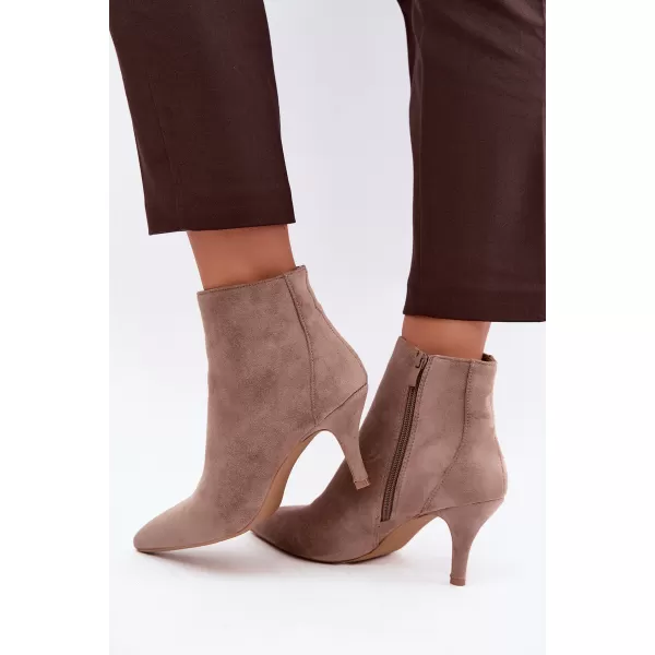  Dámské kotníkové boty BOTO 2905A-1 BEIGE 
