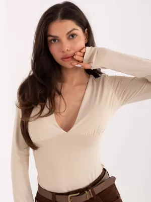 Dámská halenka ITALY MODA IT-BZ-21823.97 BEIGE