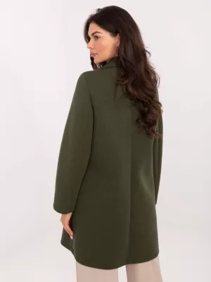 Dámský kabát RUE PARIS IT-PL-FL8153.60 KHAKI