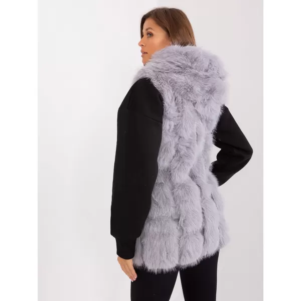  Dámská vesta WOOL FASHION ITALIA AT-KZ-2379.96P GRAY 