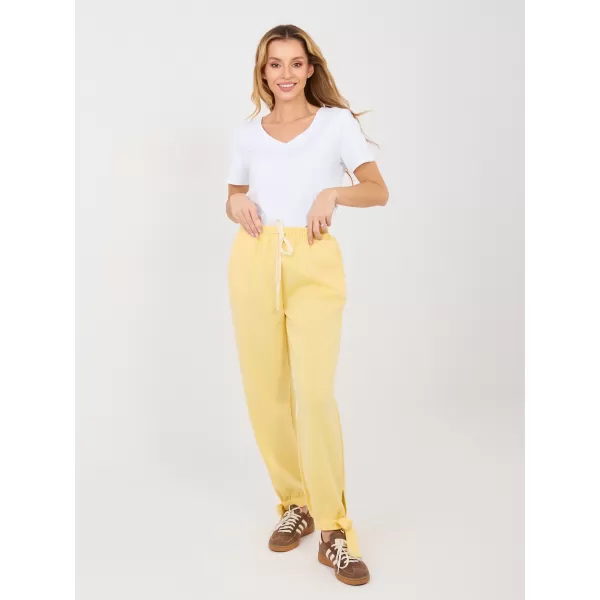  Dámské kalhoty ITALY MODA MI-SP-P6845.68 BRIGHT YELLOW 