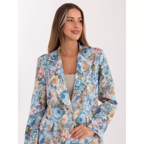  Dámská bunda RUE PARIS IT-MA-FL8932.60 LIGHT BLUE 