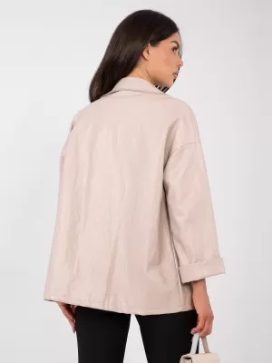 Dámská bunda RUE PARIS IT-MA-FL10061.51 BEIGE