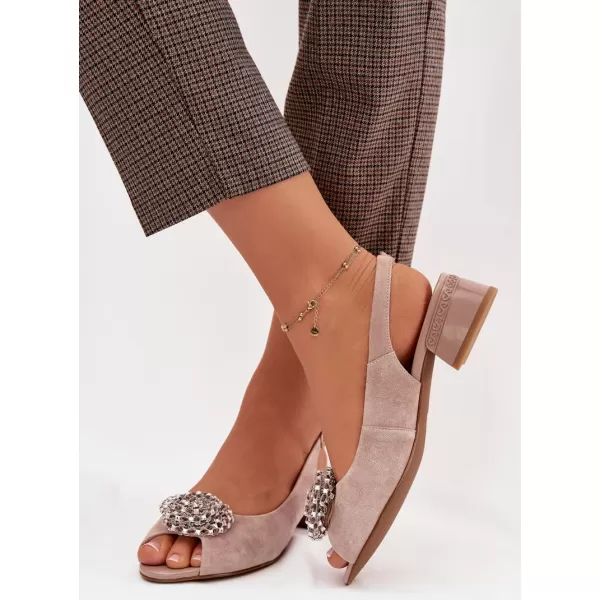  Dámské sandály D&A 41955-19 BEIGE 