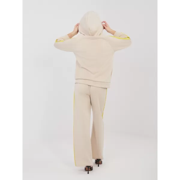  Dámská tepláková souprava RUE PARIS IT-KMPL-21782.93 BEIGE 
